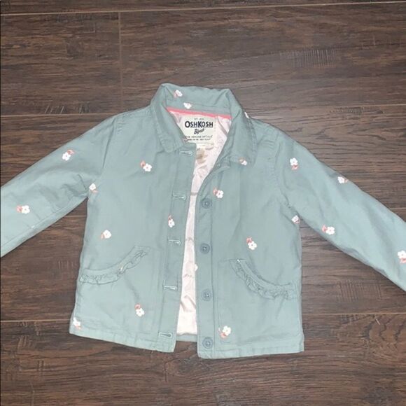 ✨ 2xHP✨OshKosh B'gosh® Pond Floral Jacket ✨ - Picture 3 of 6